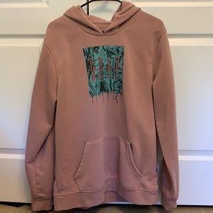 DUSTY ROSE DRIP HOODIE